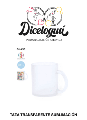 TAZA TRANSPARENTE