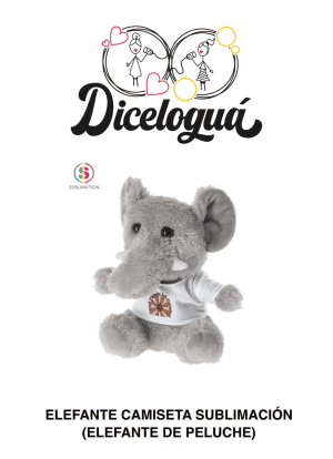 PELUCHE ELEFANTE